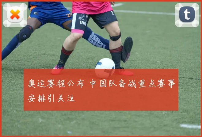 奥运赛程公布 中国队备战重点赛事安排引关注